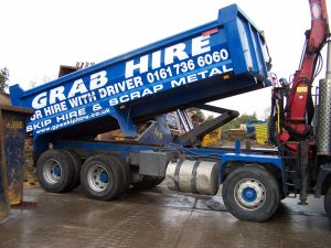 Tipper unloads